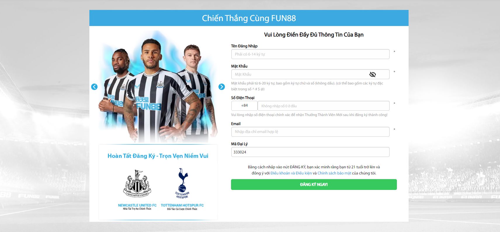 Cách đăng ký tài khoản