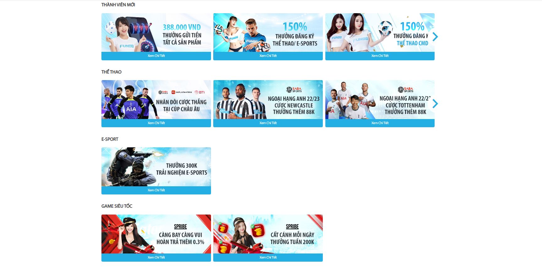 Chương trình ưu đãi, khuyến mãi cho người chơi