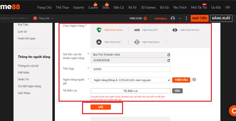 Hướng dẫn rút tiền ME88 chớp nhoáng cho người mới